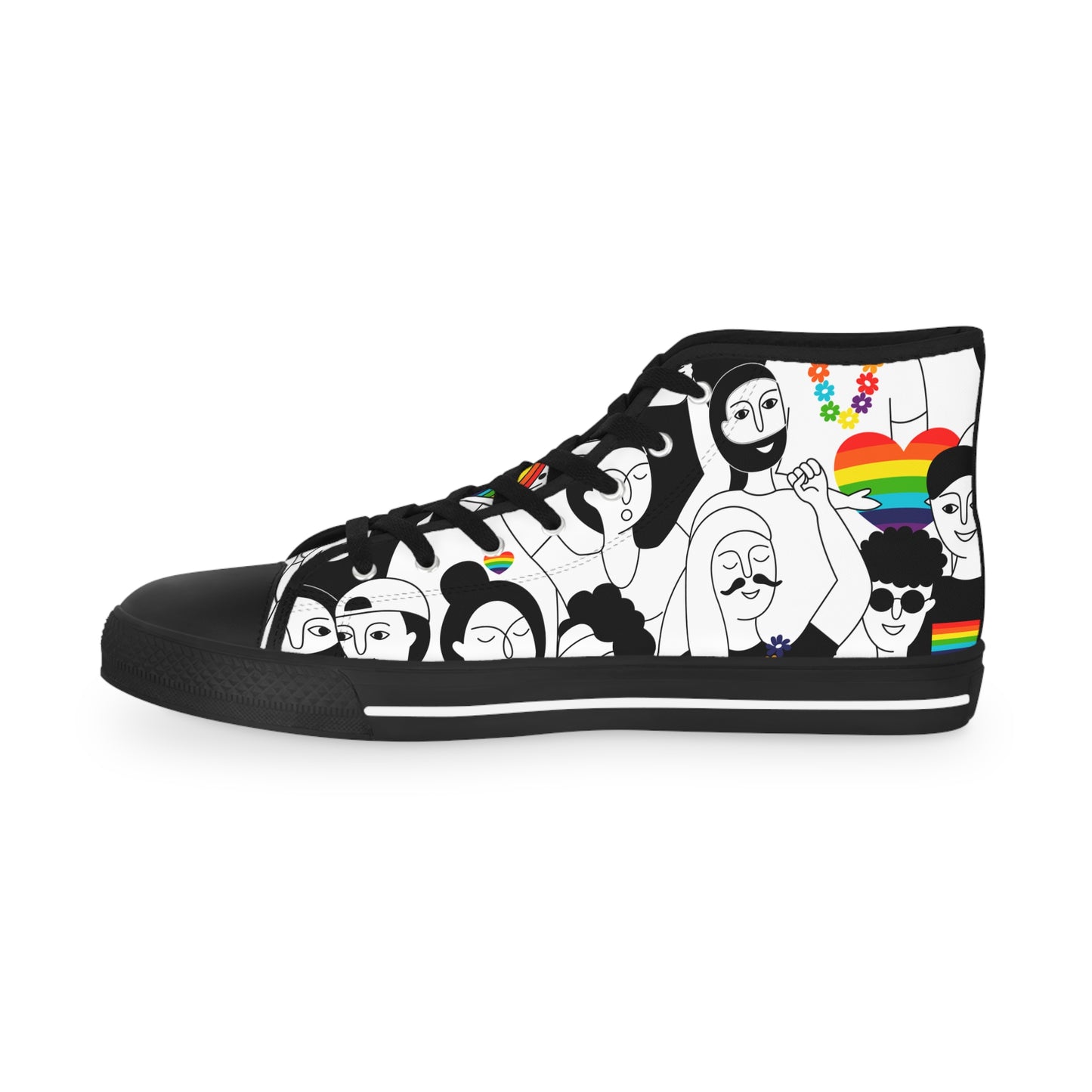 Love is Love Pride High Top Sneakers