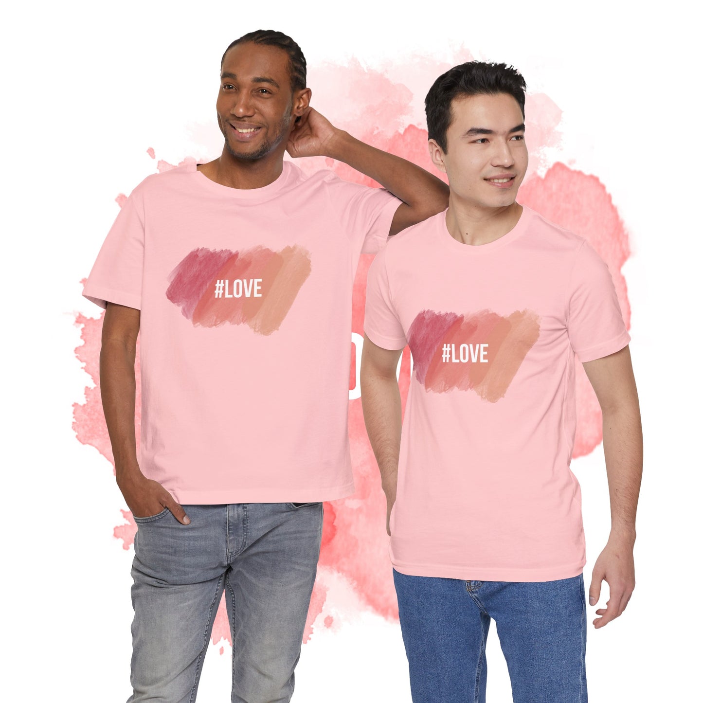 Love Water Color - Unisex Jersey Short Sleeve Tee