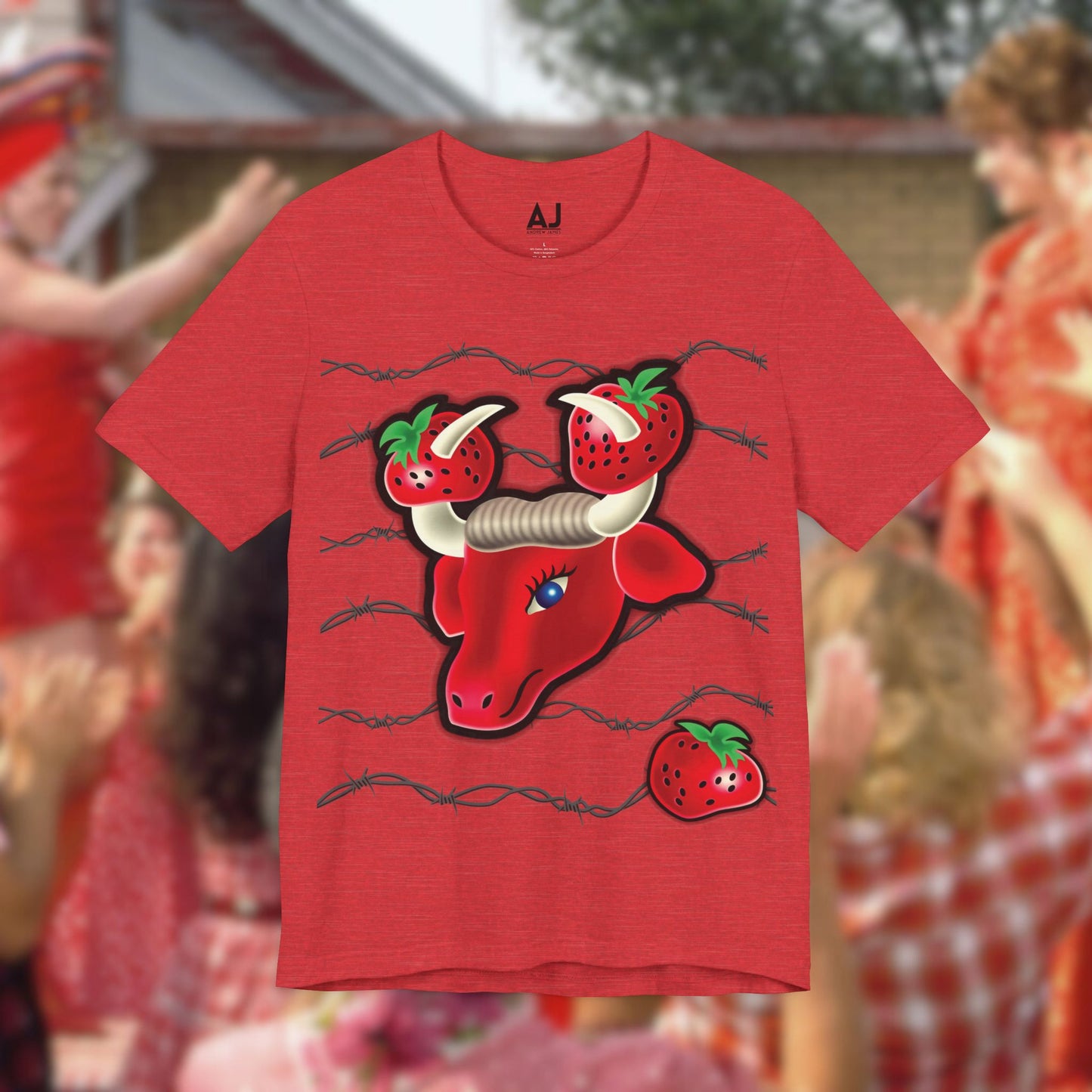 To Wong Fu Red Wild Strawberry Festival T-shirt