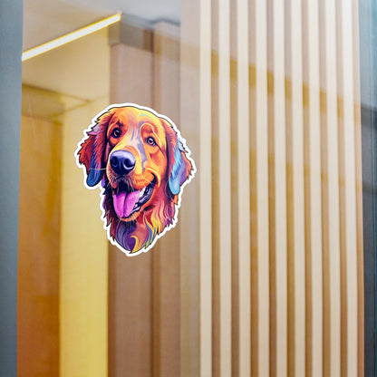 Golden Retriever Vinyl Decal - Leroy