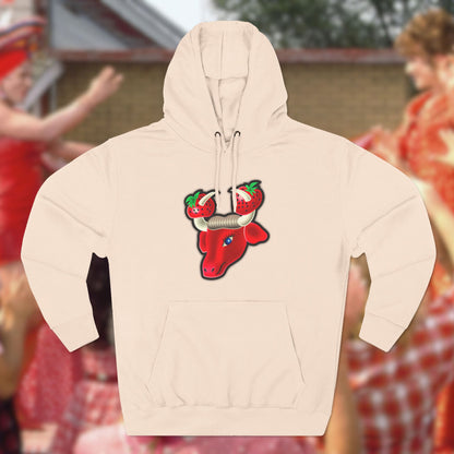 To Wong Fu Strawberry Festival Three-Panel Fleece Hoodie