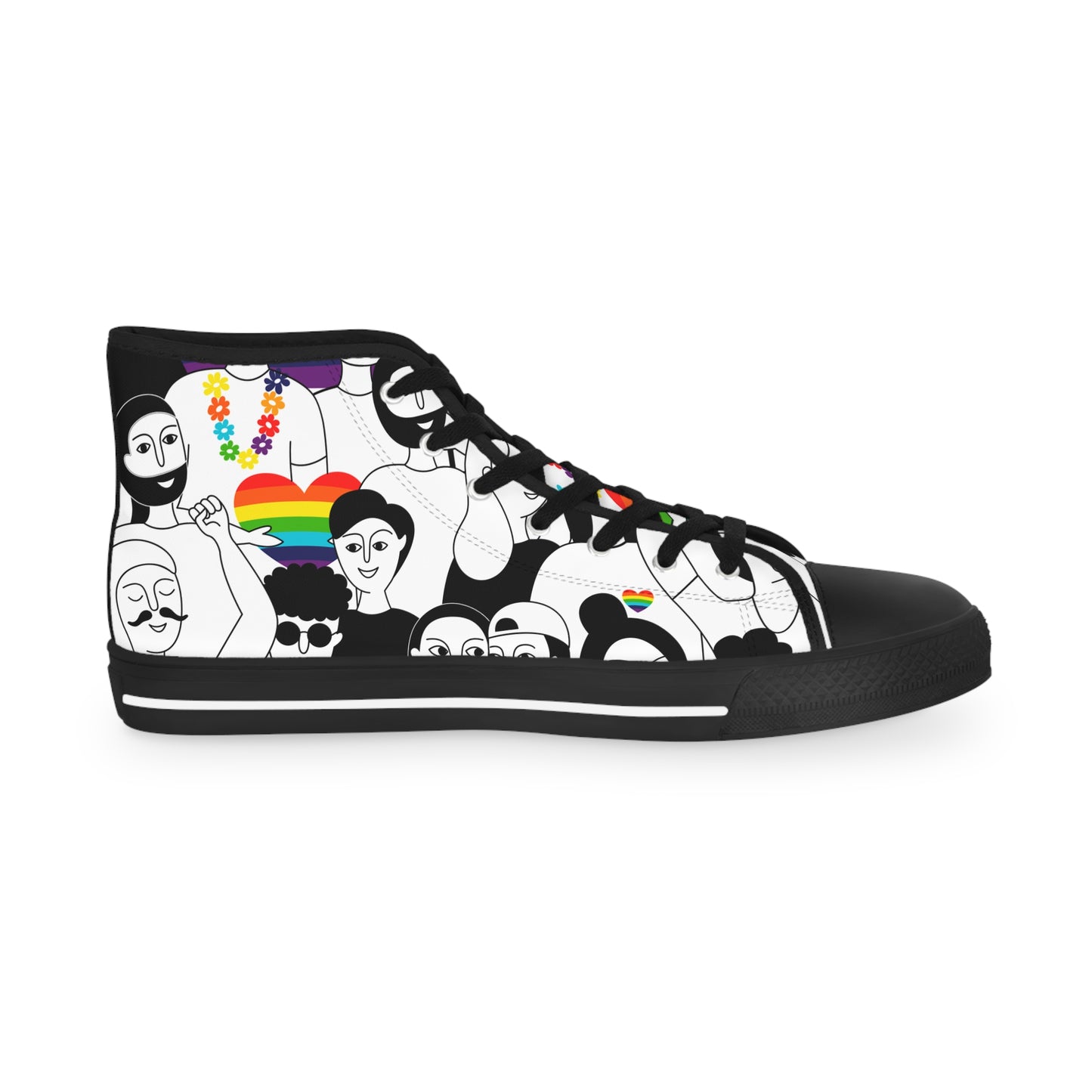 Love is Love Pride High Top Sneakers