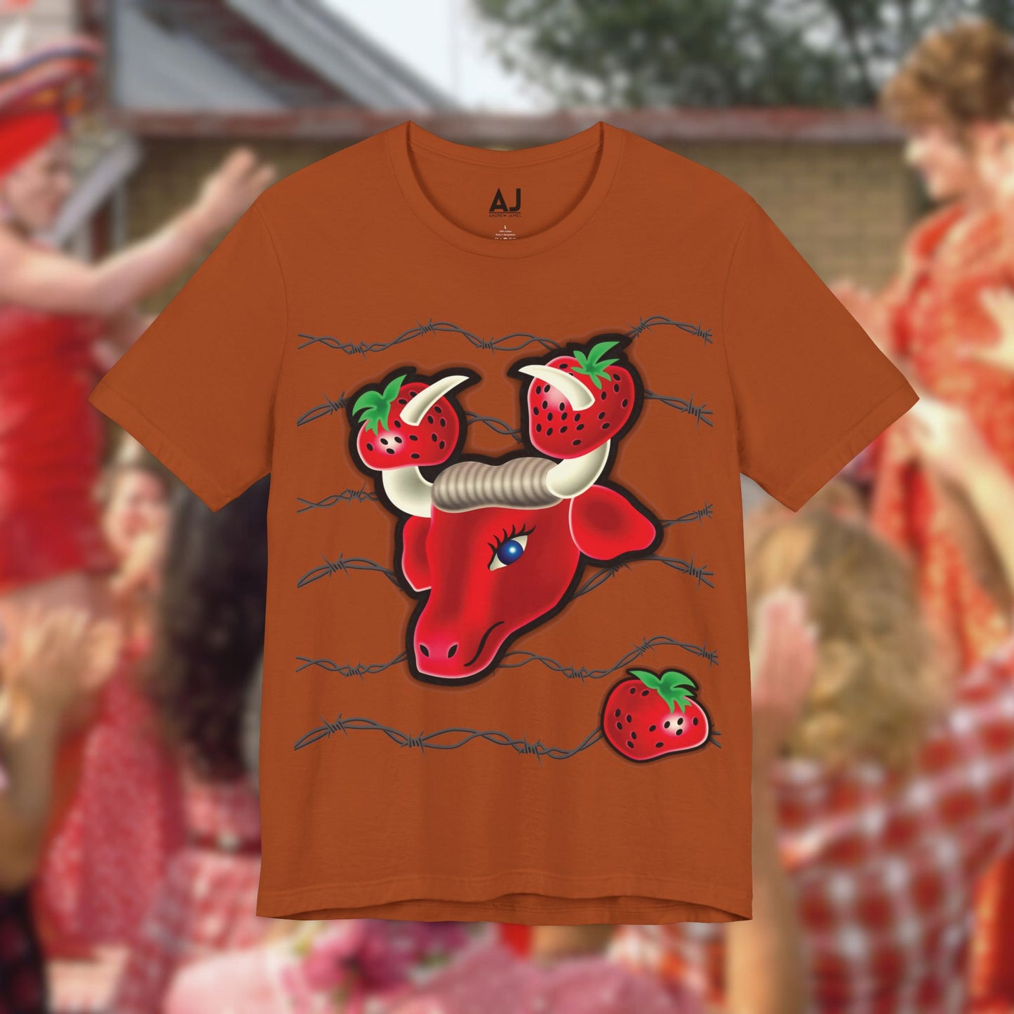 To Wong Fu Red Wild Strawberry Festival T-shirt