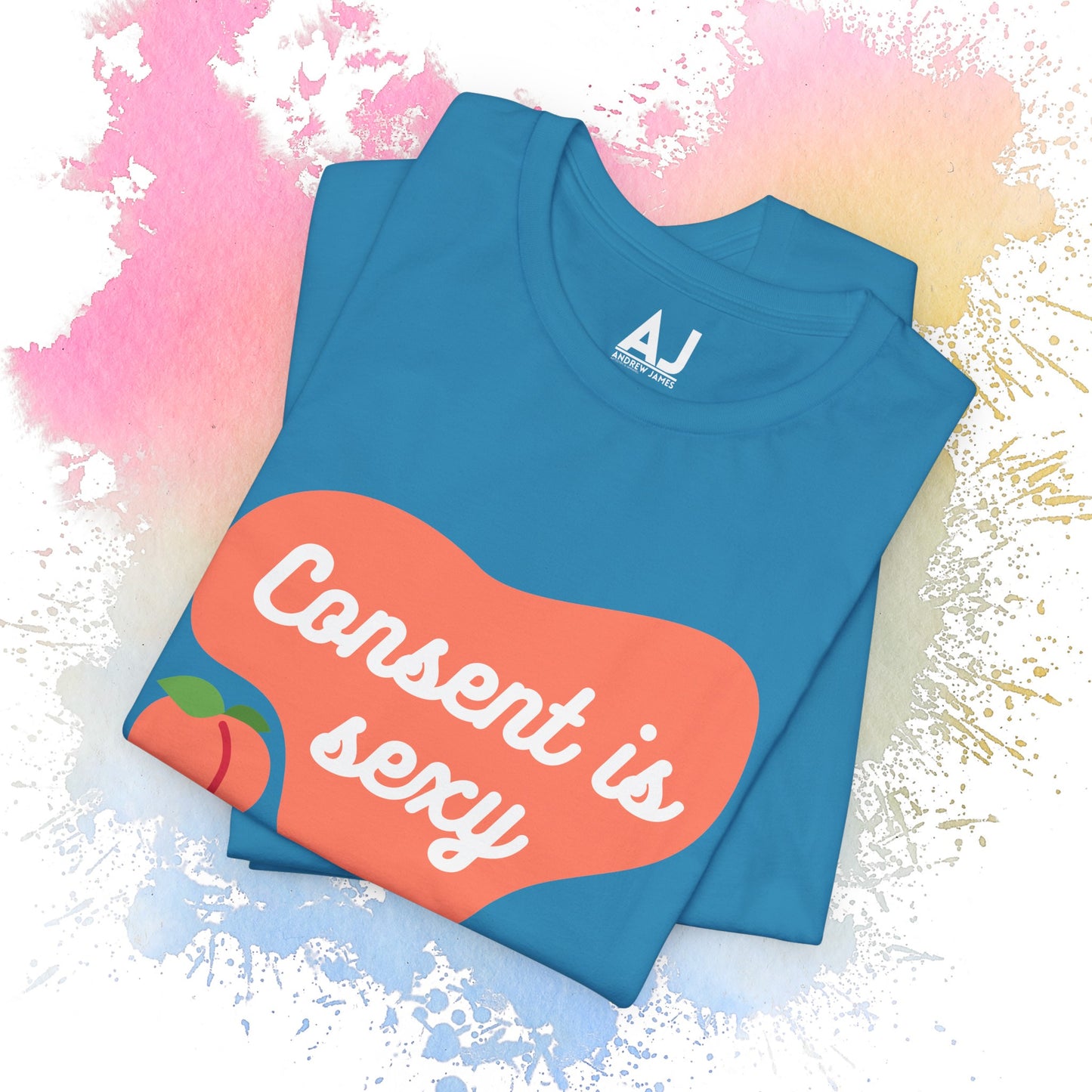 Consent is Sexy - Peach - Unisex Jersey Short Sleeve Tee 🍑