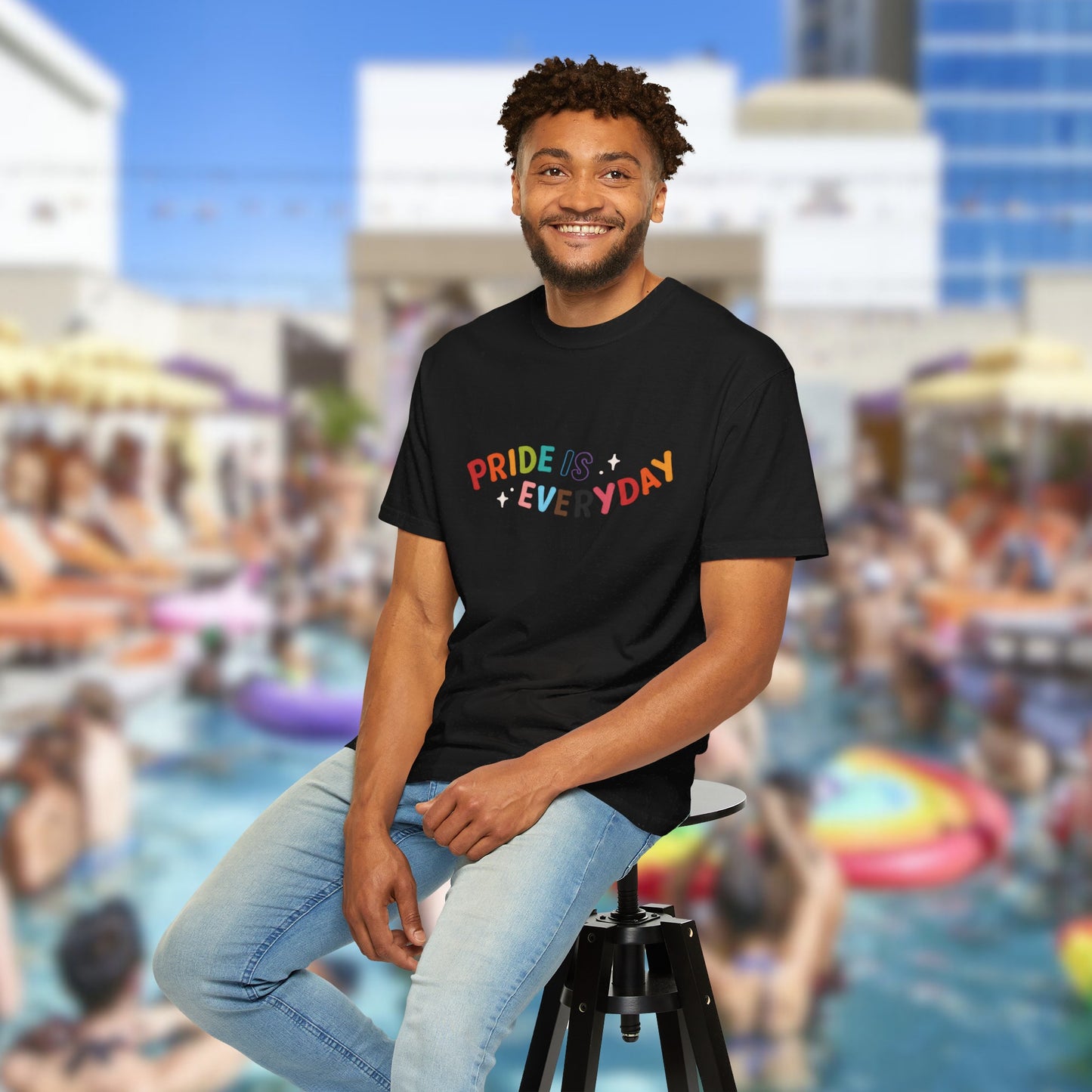 Pride is Everyday Unisex Garment-Dyed T-shirt