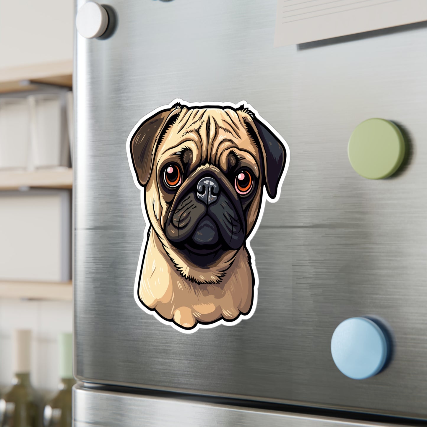 Pug Vinyl Decal - Stanley