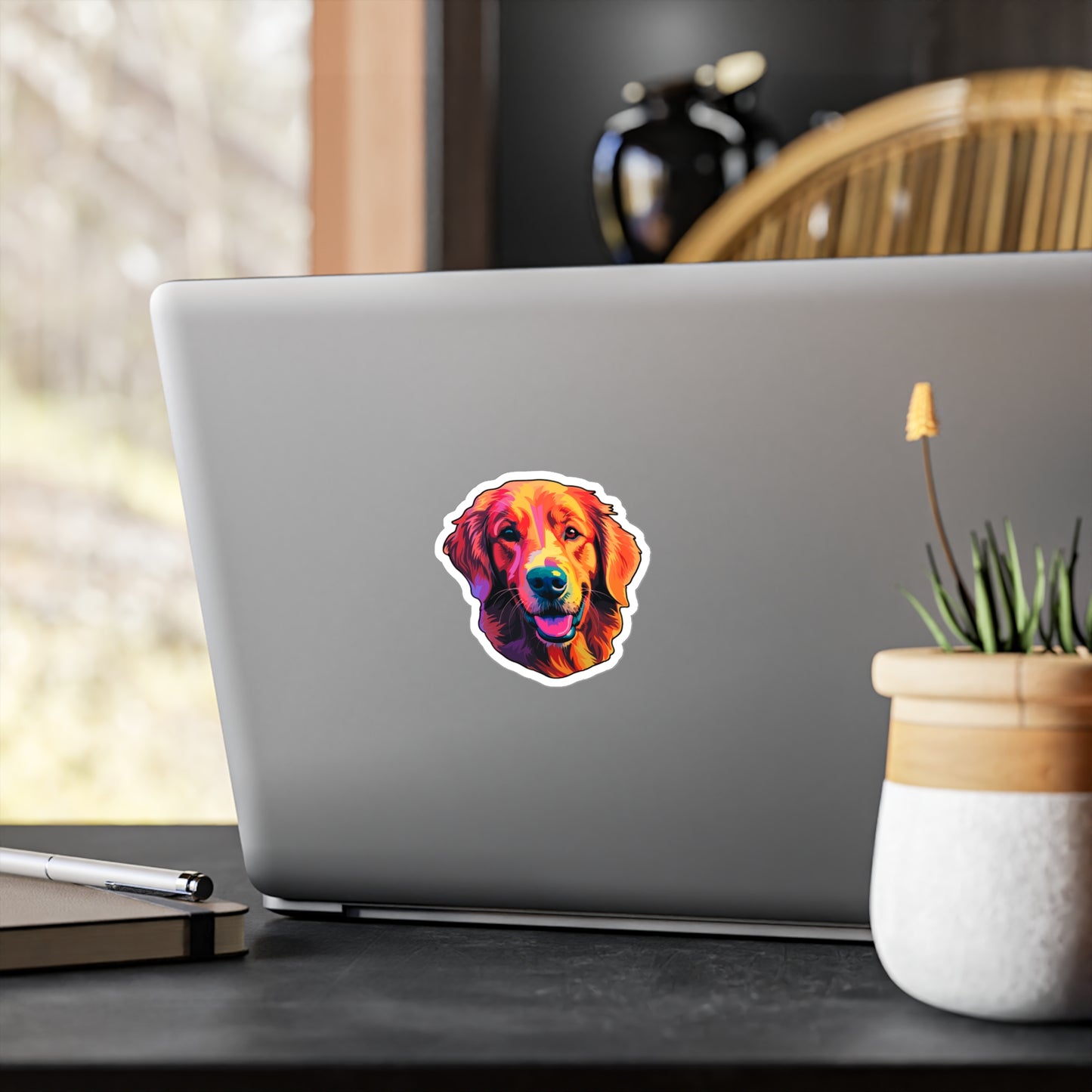 Golden Retriever Vinyl Decal - Mac