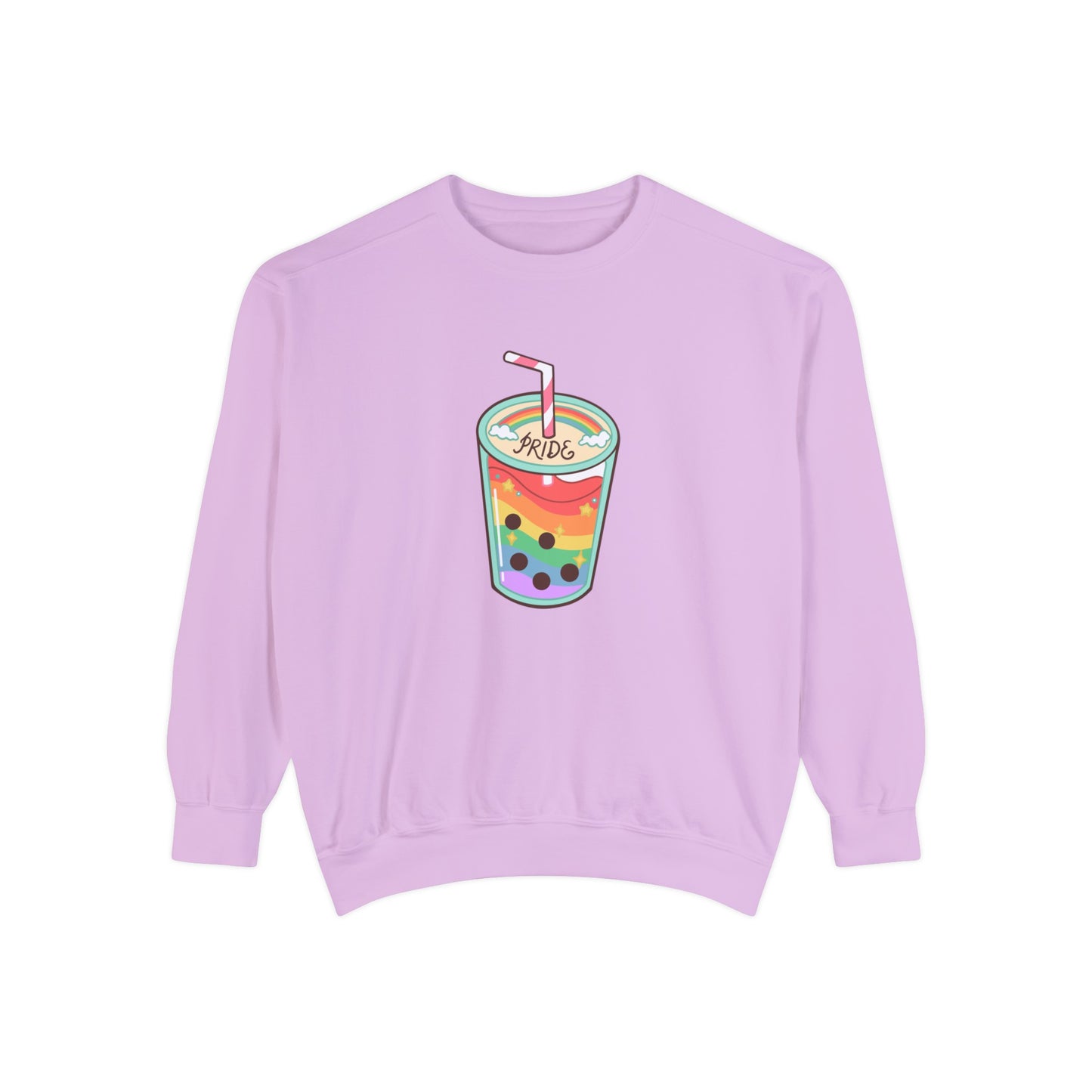 Gay Lil' Boba Unisex Garment-Dyed Sweatshirt