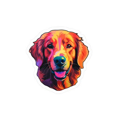 Golden Retriever Vinyl Decal - Mac