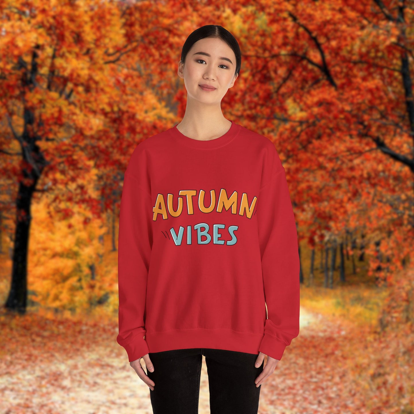 Autumn Vibes - Unisex Heavy Blend™ Crewneck Sweatshirt