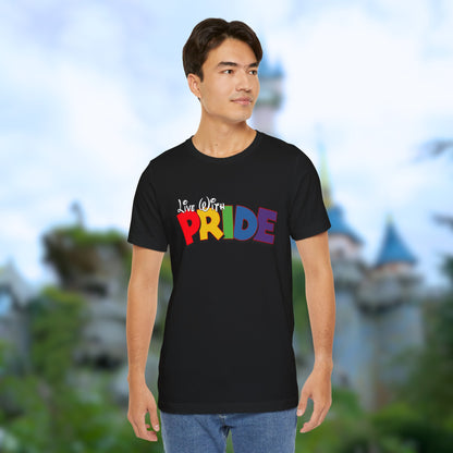 Live With Pride Diznee Unisex Jersey Short Sleeve T-Shirt