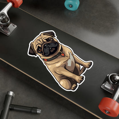 Pug Vinyl Decal - Simon