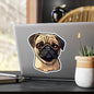 Pug Vinyl Decal - Stanley