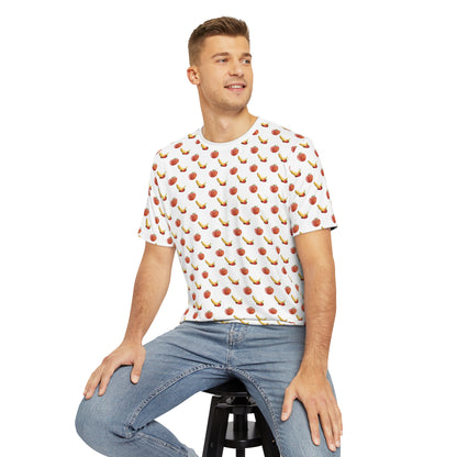 It's All Peaches & Bananas - Men's Polyester Tee in White