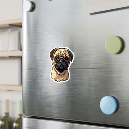 Pug Vinyl Decal - Stanley