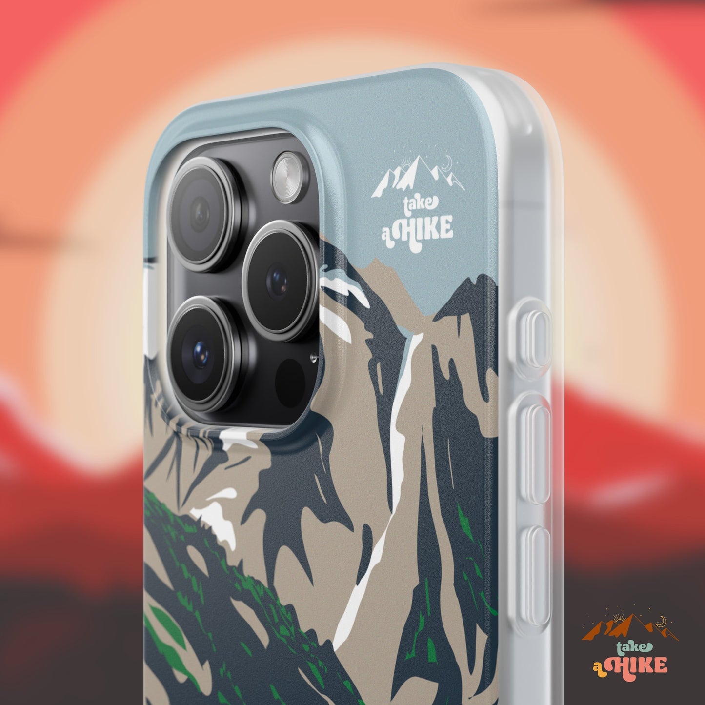 Take a Hike - iPhone Flexi Cases - All 14 and 15 Models - Wireless Charging Compatible