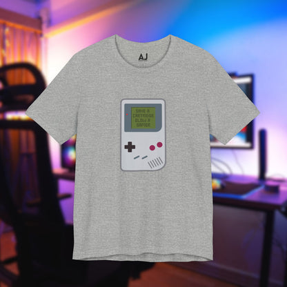 Save a Cartridge Gameboy T-shirt