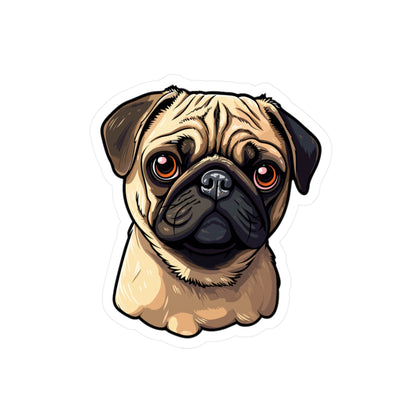 Pug Vinyl Decal - Stanley