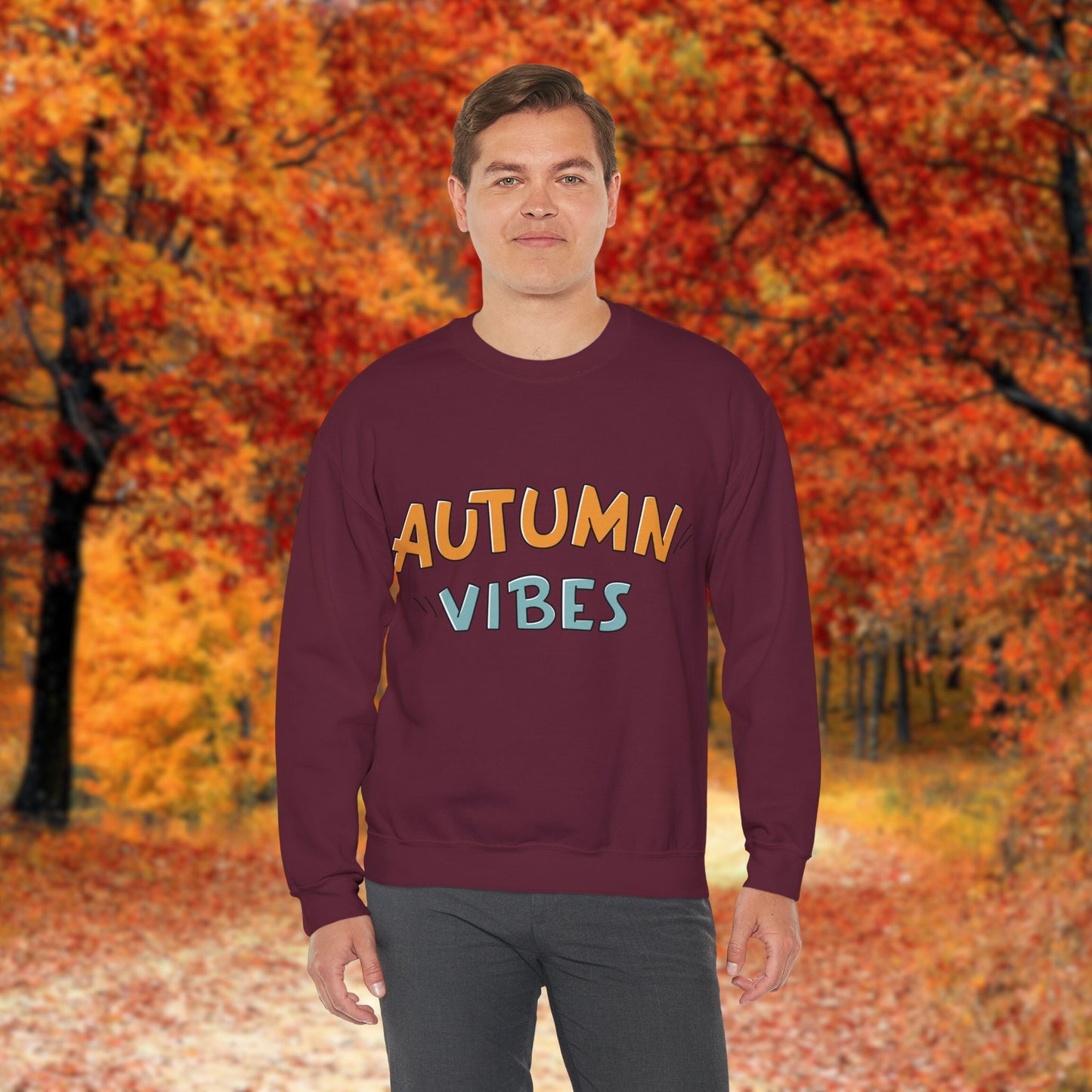 Autumn Vibes - Unisex Heavy Blend™ Crewneck Sweatshirt