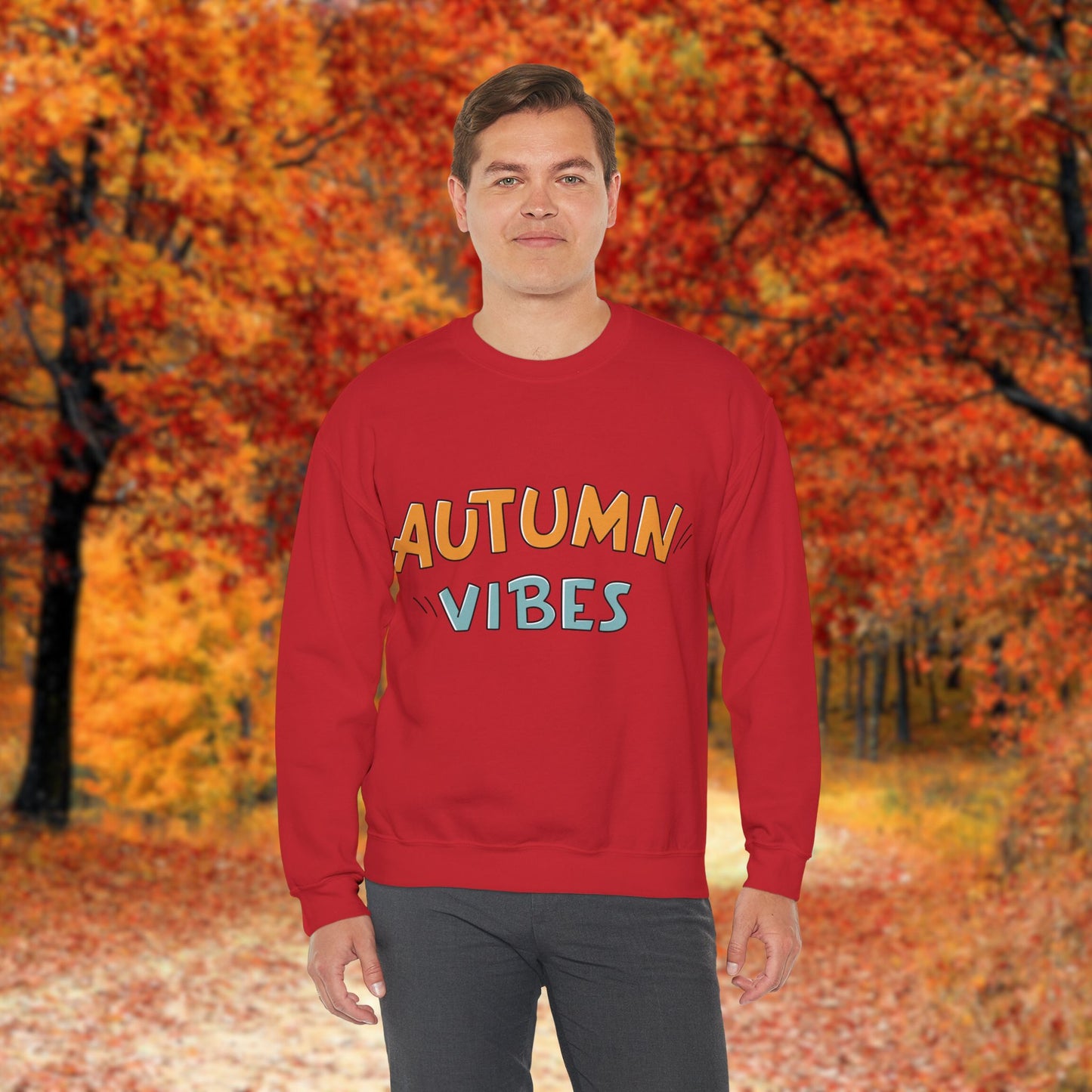 Autumn Vibes - Unisex Heavy Blend™ Crewneck Sweatshirt