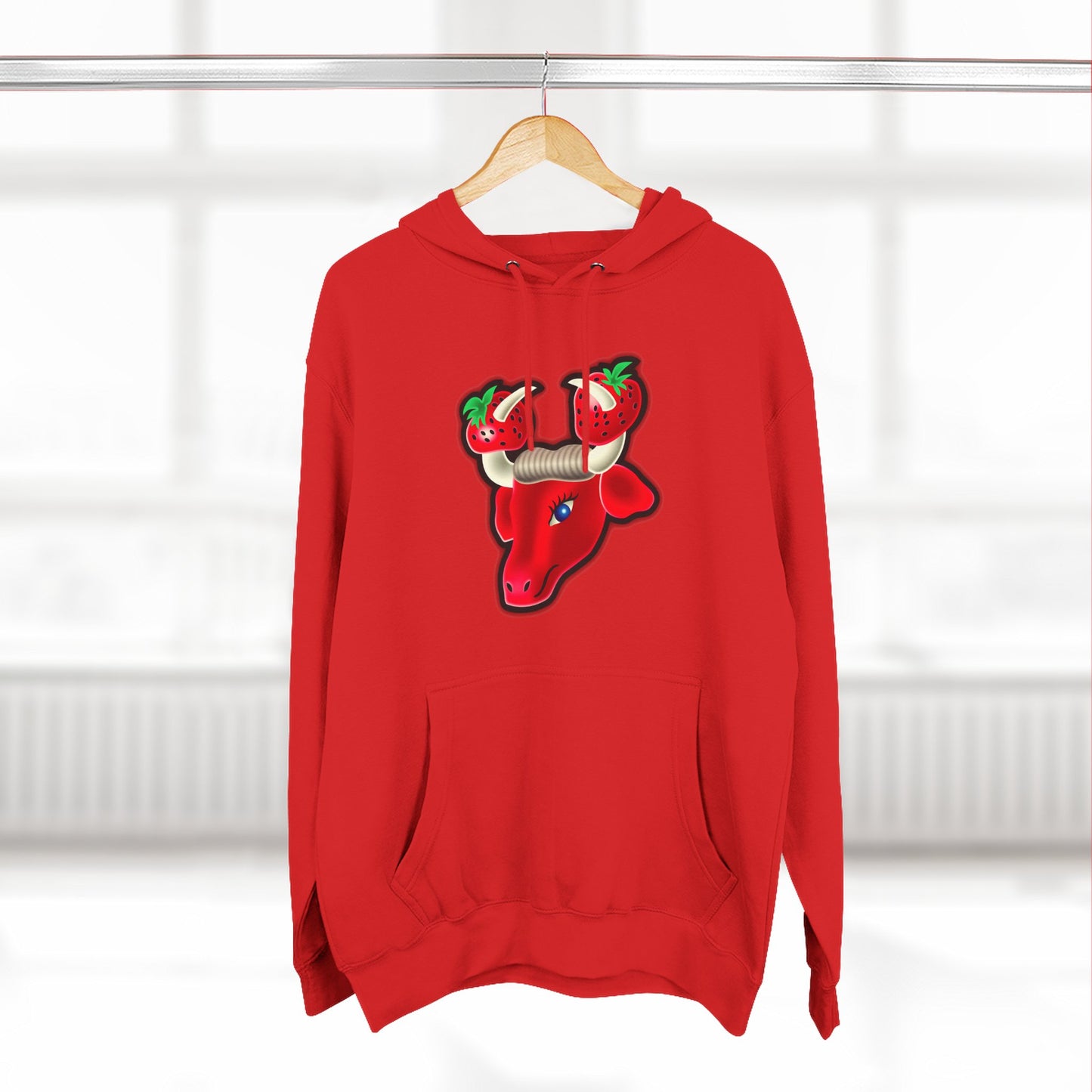 To Wong Fu Strawberry Festival Three-Panel Fleece Hoodie