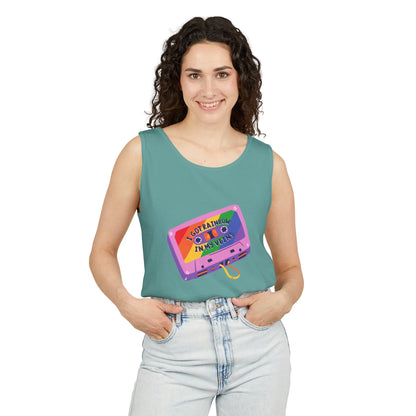 Rainbow in My Veins Pride Unisex Dyed Tank Top