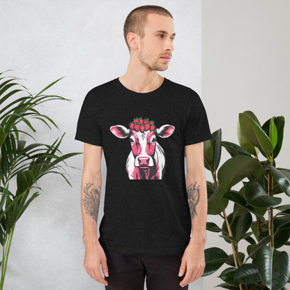 Strawberry Cow Unisex t-shirt